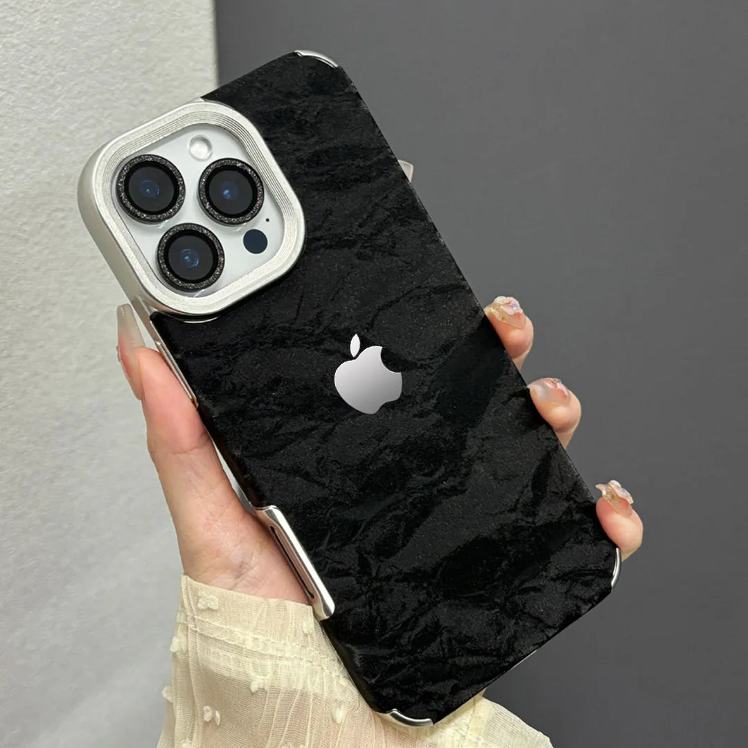Snowy Mountain Silky Leather Case for iPhone